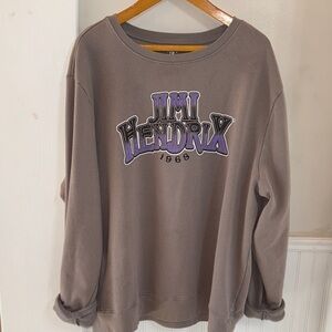 Jimi Hendrix 1968 Brown Crewneck Sweater